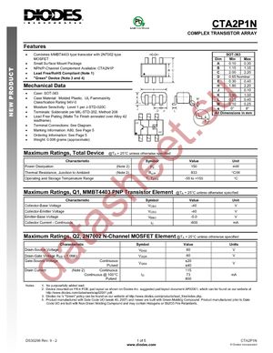 CTA2P1N-7 datasheet  